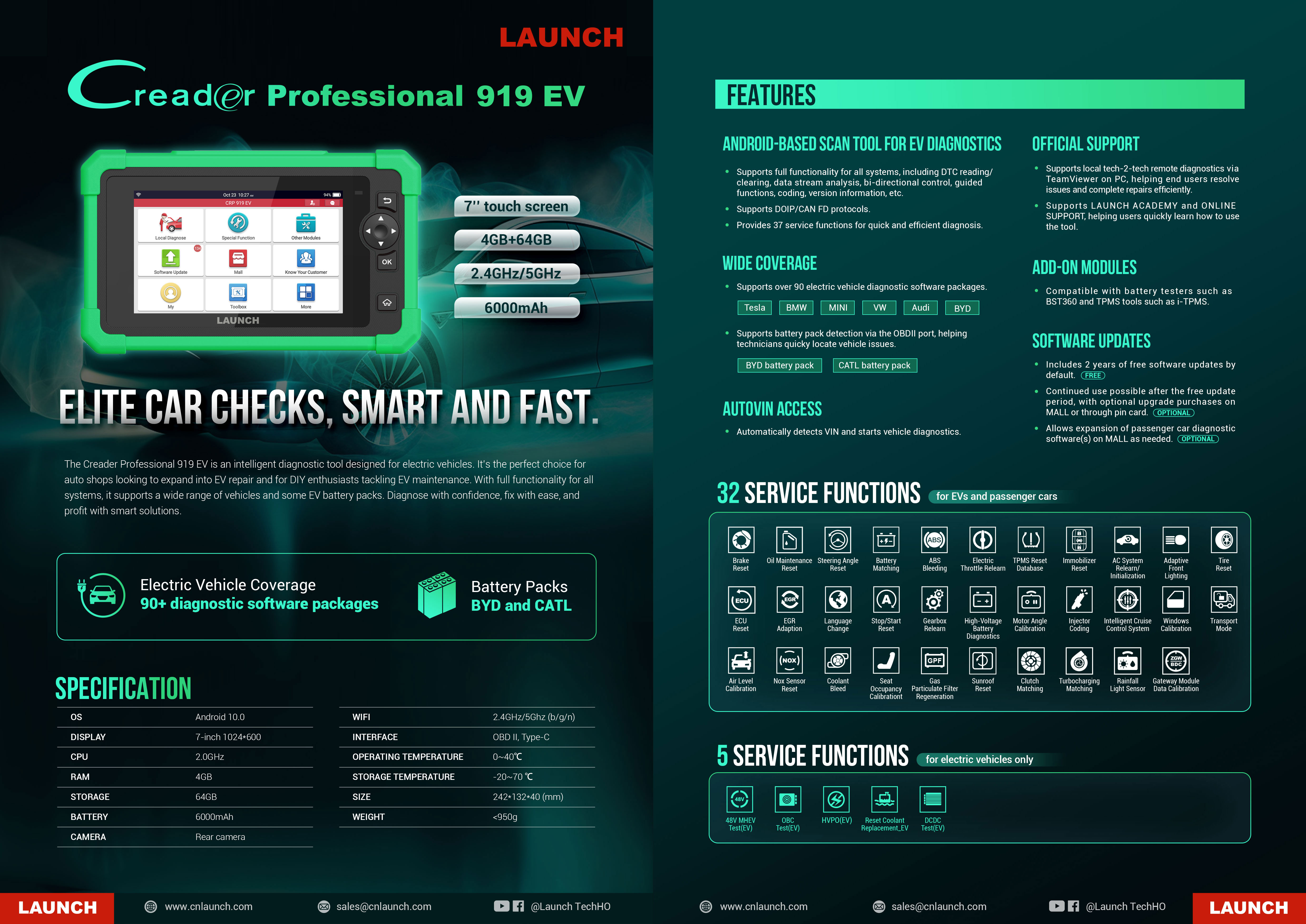 Creader Professional 919 EV
